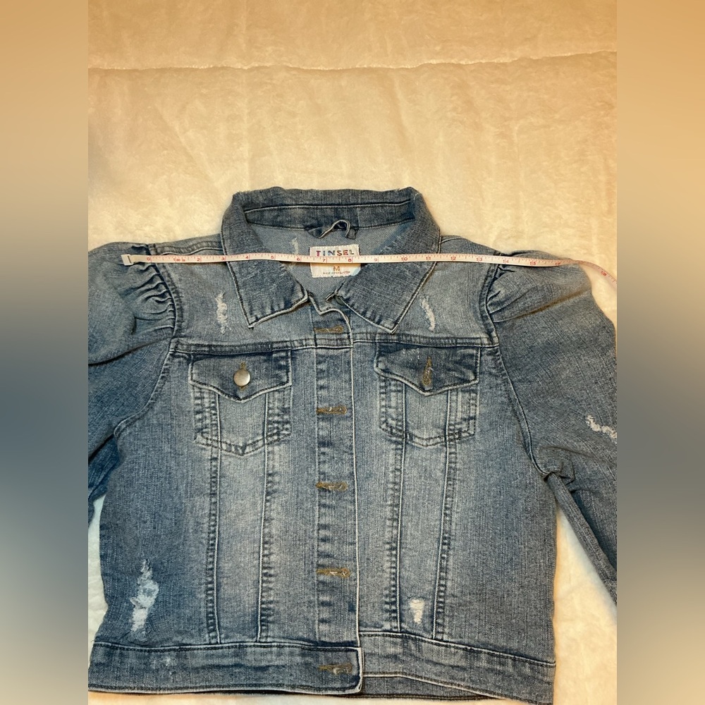 Tinseltown Black Denim Women's Jacket - Picture 6 of 8